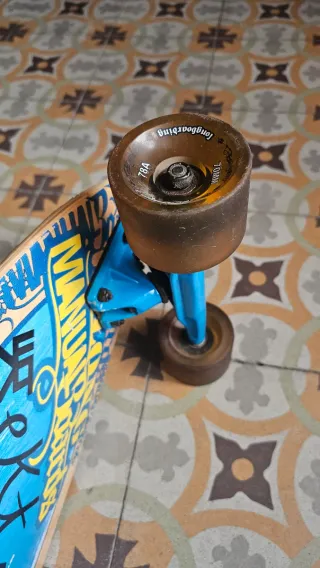 Longboard skate Manual