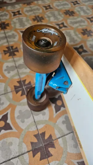 Longboard skate Manual