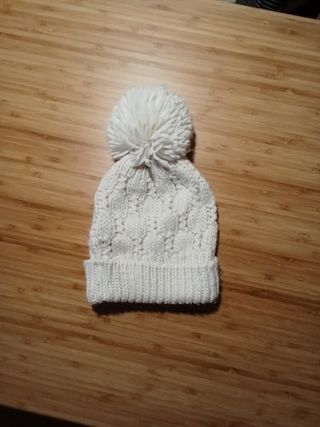 Gorro Lana Blanco