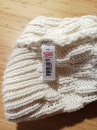 Gorro Lana Blanco