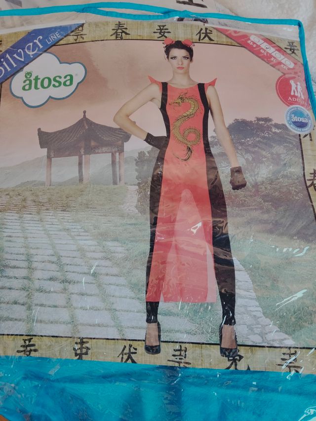 Disfraz samurái mujer