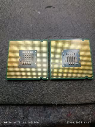 Dos CPU Intel E8400 y Intel E2160