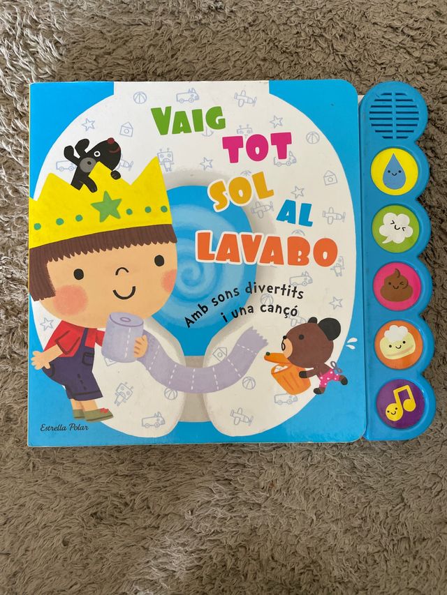 Vaig tot sol al lavabo