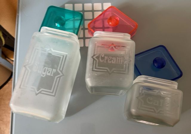 3 Botes de cocina de cristal