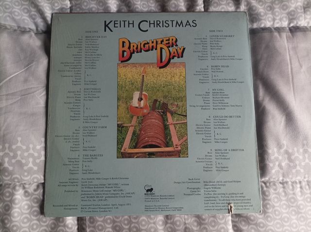 Keith Christmas brighter day vinilo