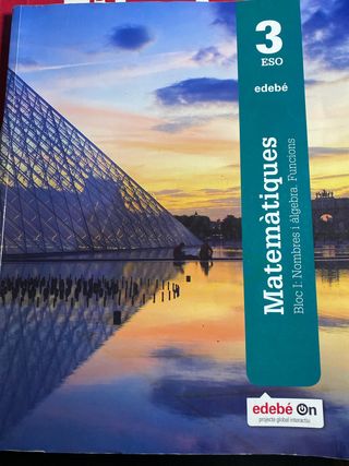 Libro Mates 3 ESO