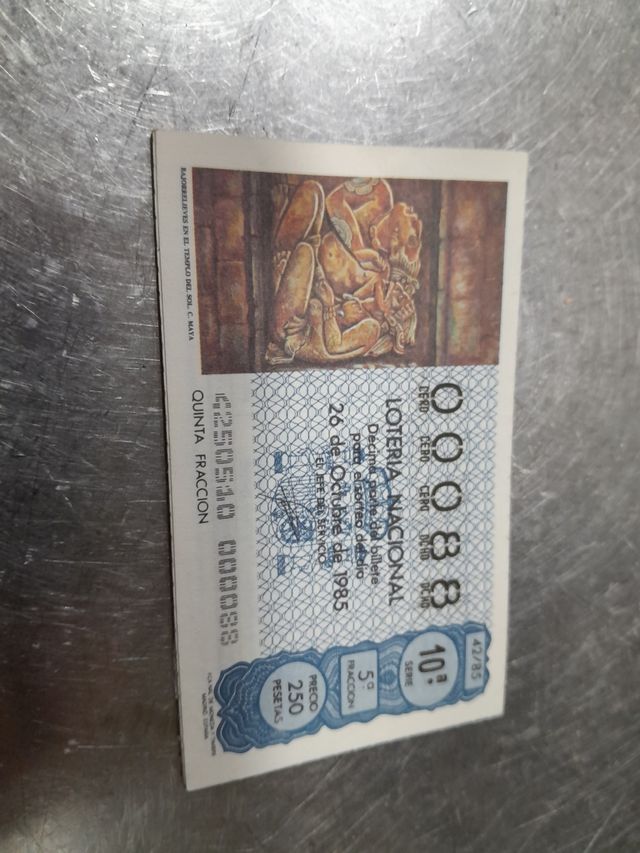 Colección decimos antiguos 1979- 1985