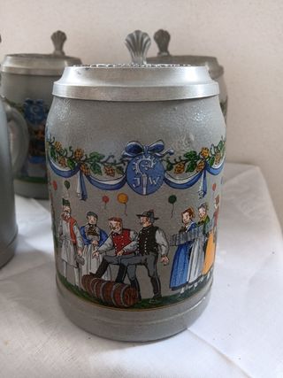 Jarras de cerveza Alemanas.