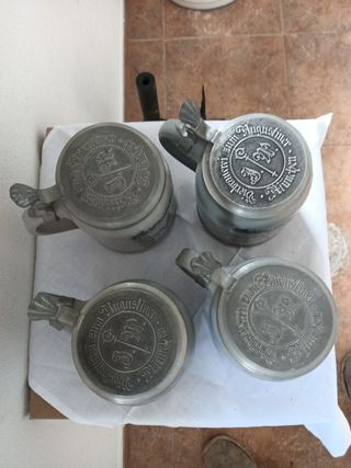 Jarras de cerveza Alemanas.