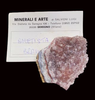 Drusa di AMETISTA - Minerale da collezione