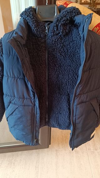 Chaqueta niños Gap 2 en 1 . Talla M