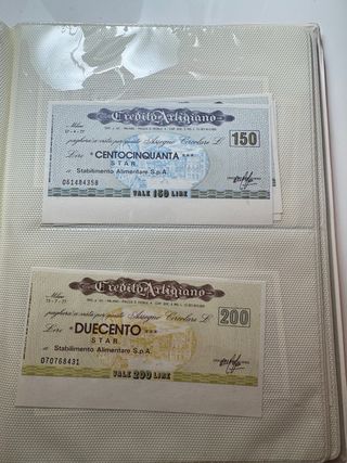 collezione assegni antichi