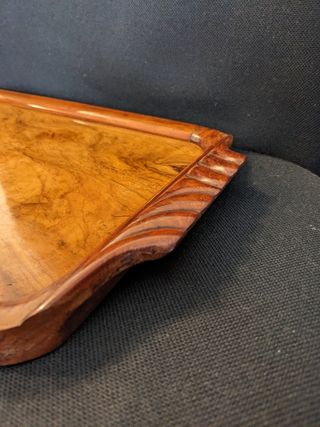 Bandeja madera nuez negra maciza