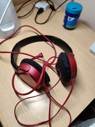 Auriculares Sony Rojos