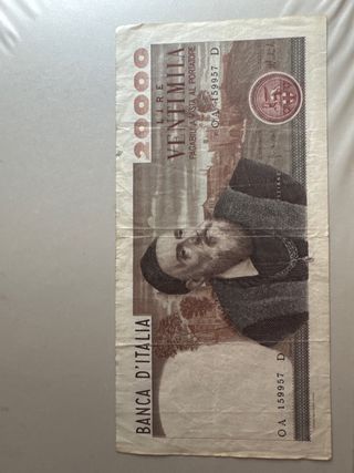 REPUBBLICA ITALIANA LIRE 20000 TIZIANO
