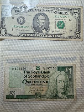 Banconote antiche straniere