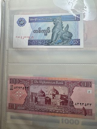 Banconote antiche straniere