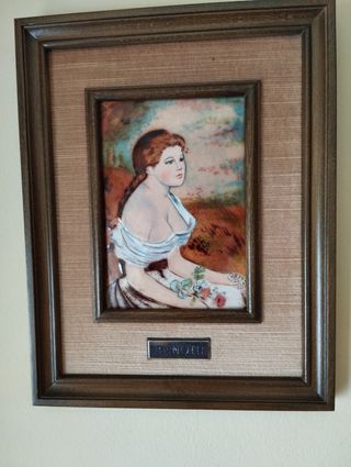 Cuadros de esmaltes Renoir y Picaso