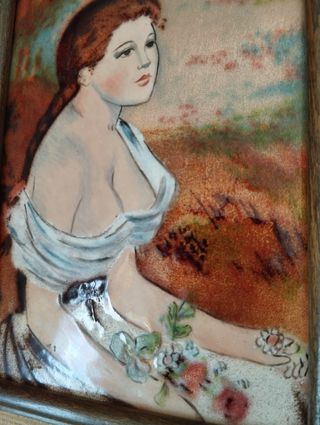 Cuadros de esmaltes Renoir y Picaso