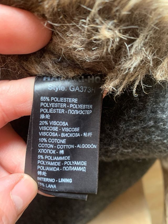 Abrigo italiano HAMAKI HO talla L 