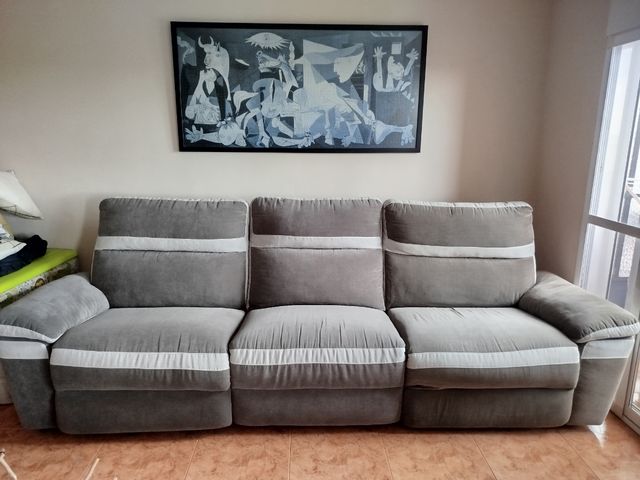 Sofá reclinable 3 plazas