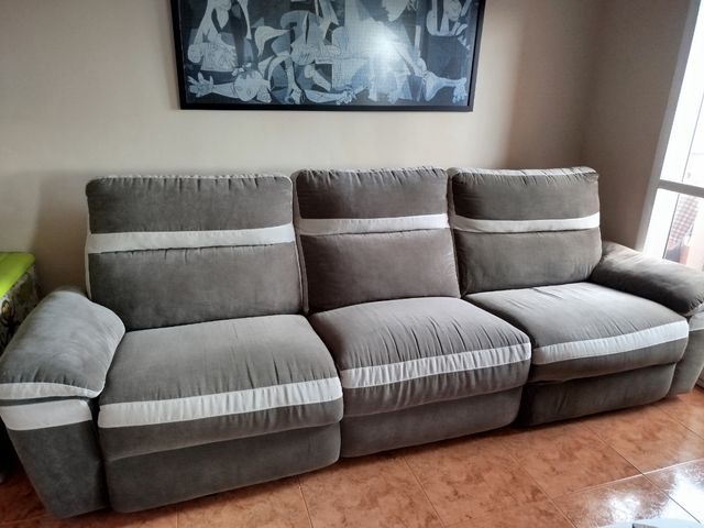 Sofá reclinable 3 plazas