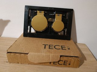 TECE LOOP Tecla dorada pulsador cisterna