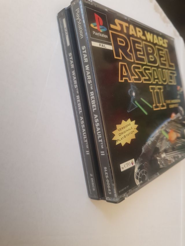 Scatola originale PS1  STARWARS Rebel Assault II