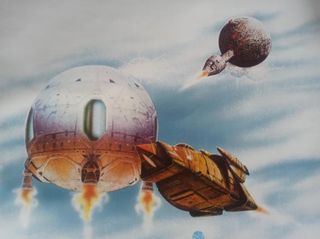 Rollos de papel pintado.