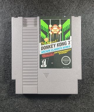 Donkey Kong 3 con manual, Nintendo NES