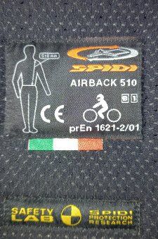 Spydy Airback Para schiena