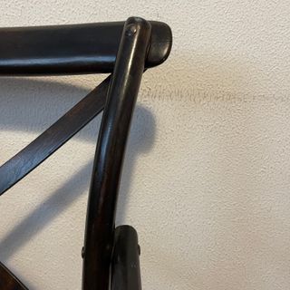 silla madera maciza con bazos