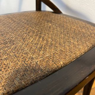 silla madera maciza con bazos