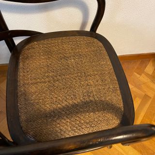 silla madera maciza con bazos