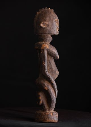 Escultura Dogón Tellem antigua con certificado.