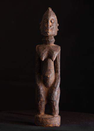 Escultura Dogón Tellem antigua con certificado.