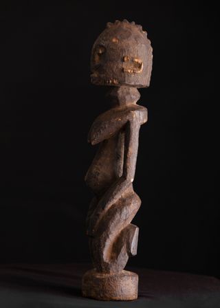 Escultura Dogón Tellem antigua con certificado.