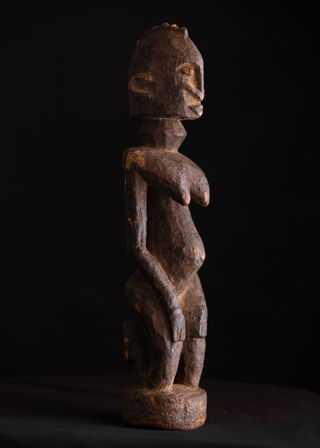 Escultura Dogón Tellem antigua con certificado.