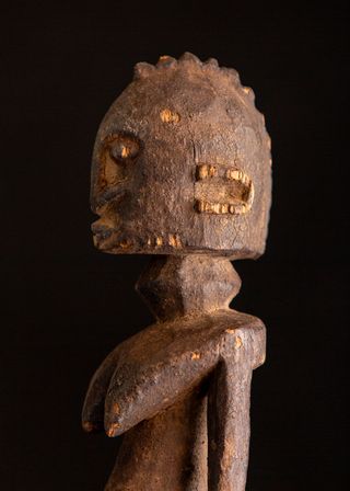 Escultura Dogón Tellem antigua con certificado.