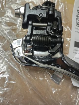 Deragliatore ant bici corsa Ultegra 2x11 a saldare