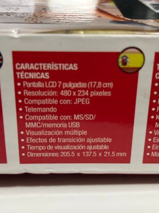 MARCO DE FOTOS DIGITAL TELEFUNKEN 7"