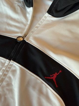 Jordan Chaqueta Deportíva Blanca Talla L
