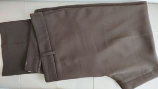 Pantalon mujer de traje de vestir marron