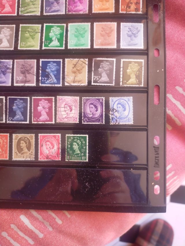 Lote I6. Sellos ingleses