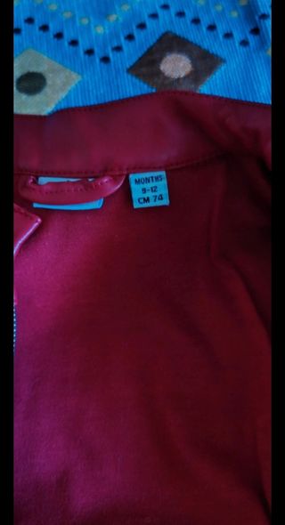 Giubotto ecopelle Blukids 9-12 mesi