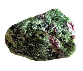 ZOESITE CON RUBINO - Minerale da collezione