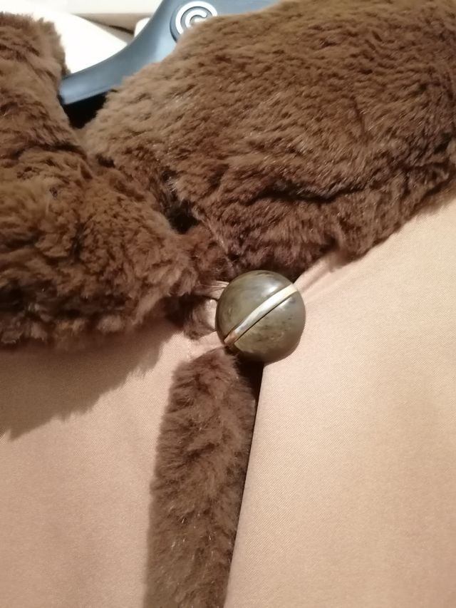 Soprabito foderato di pelliccia