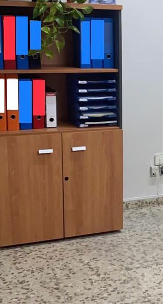 Mueble de oficina con llave