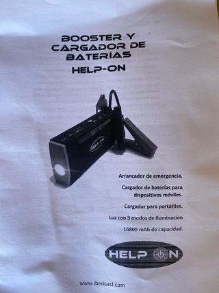 ARRANCADOR BATERIAS EMERGENCIA MINI