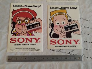 Sony Adesivi Vintage Serie q.tà 4